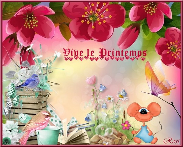 VIVE LE PRINTEMPS