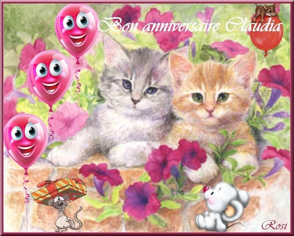 BON ANNIVERSAIRE CLAUDIA