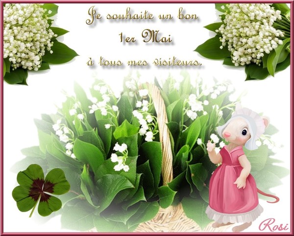 BON PREMIER MAI A MES VISITEURS