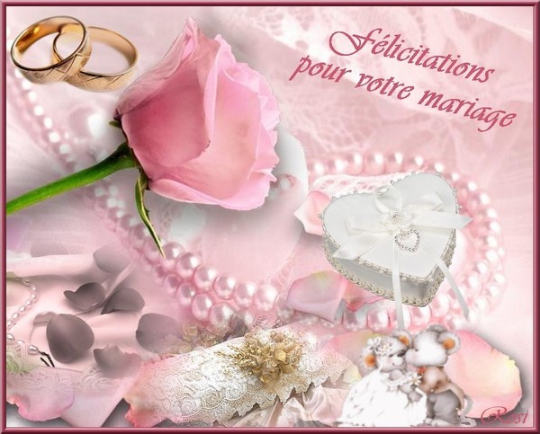 FELICITATIONS POUR VOTRE MARIAGE