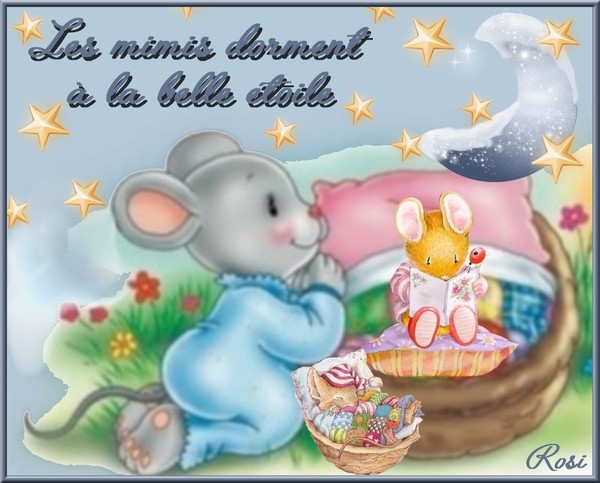LES MIMIS DORMENT A LA BELLE ETOILE