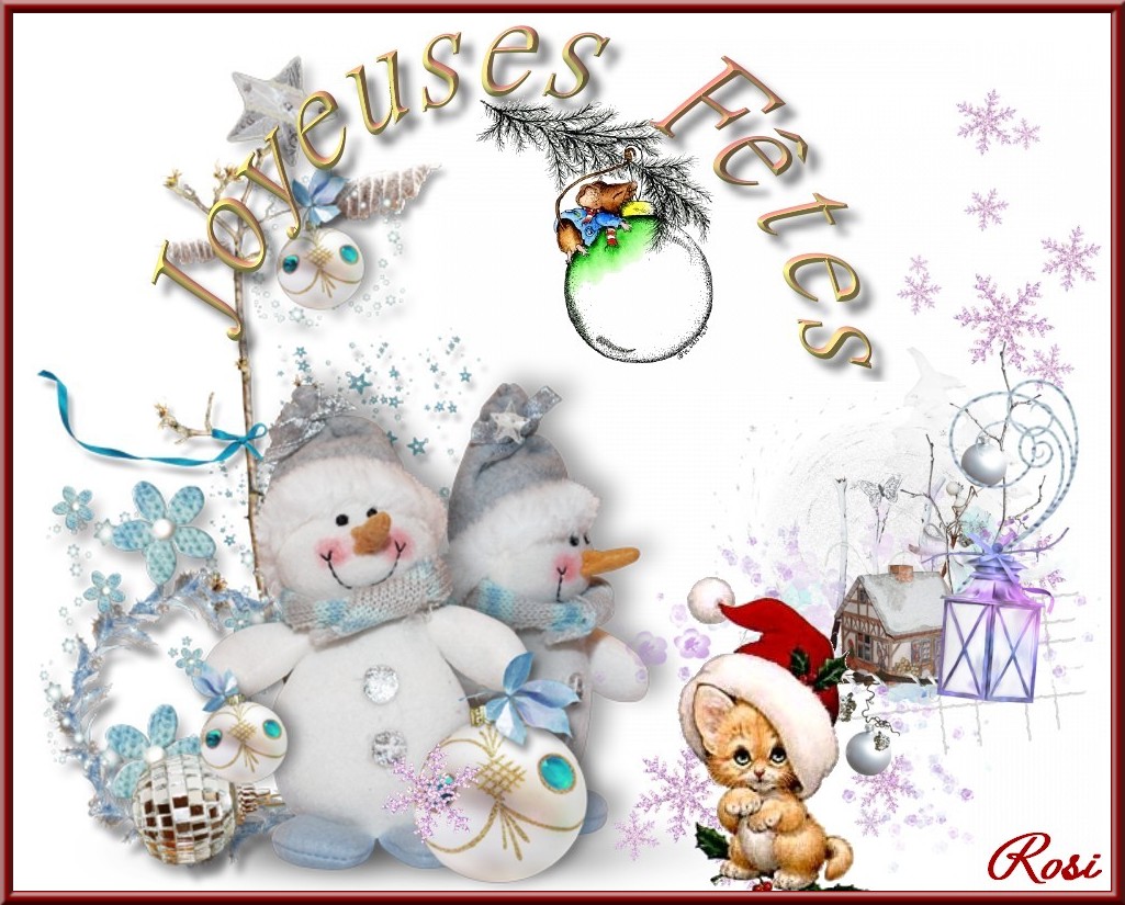 JOYEUSES FÊTES