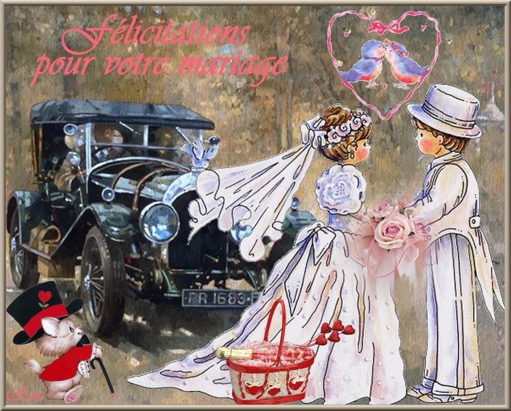 FELICITATIONS POUR VOTRE MARIAGE